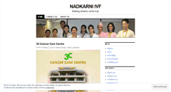 Desktop Screenshot of nadkarniivf.wordpress.com