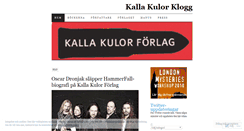 Desktop Screenshot of kallakulor.wordpress.com