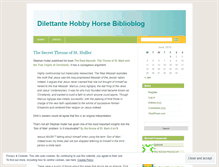 Tablet Screenshot of dilettantehobbyhorse.wordpress.com