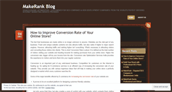 Desktop Screenshot of makerank.wordpress.com