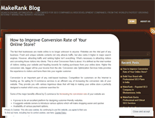 Tablet Screenshot of makerank.wordpress.com