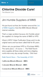 Mobile Screenshot of chlorinedioxidecure.wordpress.com