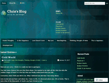 Tablet Screenshot of chriscccblog.wordpress.com