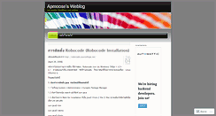 Desktop Screenshot of apmoose.wordpress.com