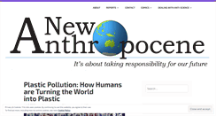 Desktop Screenshot of newanthropocene.wordpress.com