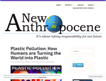 Tablet Screenshot of newanthropocene.wordpress.com