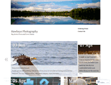 Tablet Screenshot of hawkeyephotographyak.wordpress.com