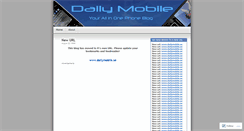 Desktop Screenshot of dailymobile.wordpress.com