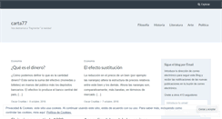 Desktop Screenshot of carta77.wordpress.com