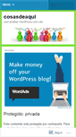 Mobile Screenshot of cosasdeaqui.wordpress.com