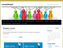 Tablet Screenshot of cosasdeaqui.wordpress.com