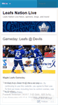 Mobile Screenshot of leafsnationlive.wordpress.com