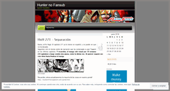 Desktop Screenshot of hunternofansub.wordpress.com