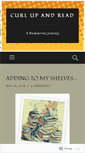 Mobile Screenshot of curlupandread.wordpress.com