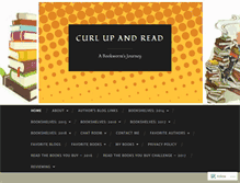 Tablet Screenshot of curlupandread.wordpress.com