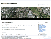 Tablet Screenshot of mountpleasantlane.wordpress.com