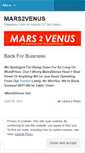 Mobile Screenshot of mars2venus.wordpress.com