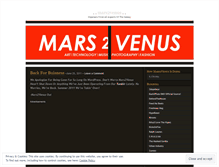 Tablet Screenshot of mars2venus.wordpress.com