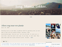 Tablet Screenshot of jongmooilekker.wordpress.com