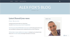 Desktop Screenshot of alexfoxblog.wordpress.com