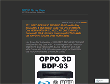 Tablet Screenshot of bdp3dblurayplayer.wordpress.com