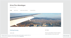 Desktop Screenshot of drivethrumonolog.wordpress.com