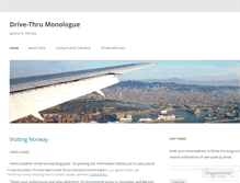 Tablet Screenshot of drivethrumonolog.wordpress.com