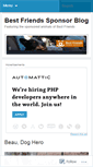 Mobile Screenshot of bestfriendssponsors.wordpress.com