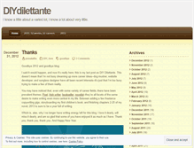 Tablet Screenshot of diydilettante.wordpress.com