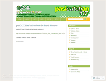 Tablet Screenshot of pasicatchan07.wordpress.com