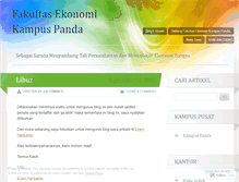 Tablet Screenshot of fekampuspanda.wordpress.com