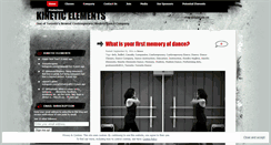 Desktop Screenshot of kineticelements.wordpress.com