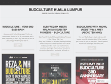 Tablet Screenshot of budculturemsia.wordpress.com