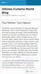 Mobile Screenshot of kitchencurtainsworld.wordpress.com