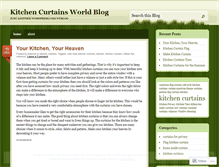 Tablet Screenshot of kitchencurtainsworld.wordpress.com