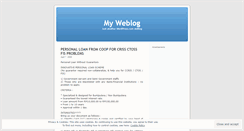 Desktop Screenshot of pinjamankoperasi.wordpress.com