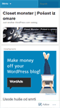 Mobile Screenshot of closetmonster.wordpress.com