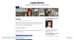 Desktop Screenshot of legallymarried.wordpress.com