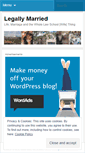 Mobile Screenshot of legallymarried.wordpress.com