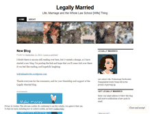 Tablet Screenshot of legallymarried.wordpress.com