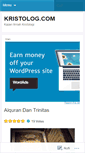Mobile Screenshot of cristology.wordpress.com