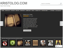 Tablet Screenshot of cristology.wordpress.com