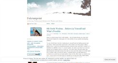 Desktop Screenshot of fulcrumpoint.wordpress.com