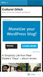 Mobile Screenshot of culturalglitch.wordpress.com