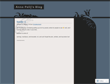Tablet Screenshot of annapalij.wordpress.com