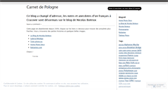 Desktop Screenshot of carnetpl.wordpress.com