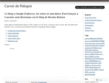 Tablet Screenshot of carnetpl.wordpress.com
