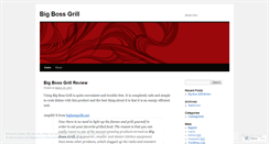 Desktop Screenshot of bigbossgrills.wordpress.com