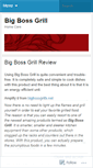 Mobile Screenshot of bigbossgrills.wordpress.com