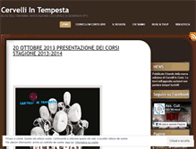 Tablet Screenshot of cervelliintempesta.wordpress.com